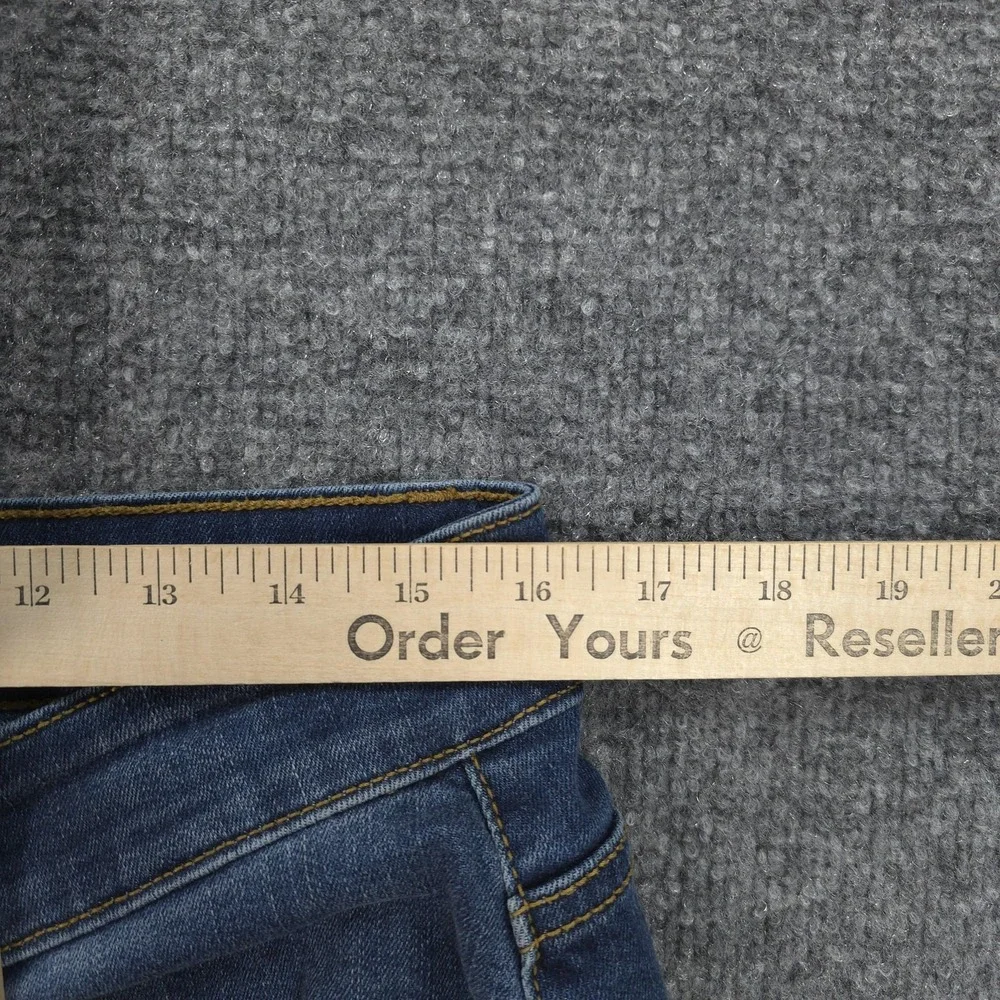 Judy Blue‎ Jeans Womens 16W Blue High Rise Skinny Distressed Denim Leopard